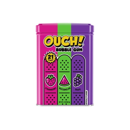Ouch! Bubble Gum, 2 oz