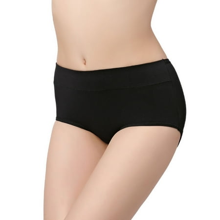 

crtigd Womens High Waisted Cotton Underwear Ladies Soft Full Briefs Panties 100% Cotton Panties for Women
