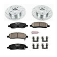 thumbnail image 3 of PowerStop Rear Z23 Evolution Sport Carbon-Fiber Ceramic Brake Pad and Drilled & Slotted Rotor Kit Fits: BUICK CADILLAC Select Models K4658, 3 of 10