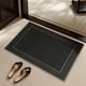 thumbnail image 5 of Alfombra de Poliéster a Rayas | Alfombra Suave y Cómoda para Sala, Dormitorio y Balcón | Protección de Piso Antideslizante, Gruesa y Acogedora | 60x40 cm | Beige, Negro | Decoración para el Hogar, 5 of 6
