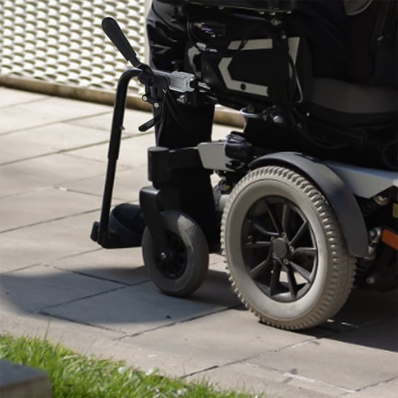 LOLIPPYY Durable Wheelchair Brakes Aluminum Alloy 2 Pcs