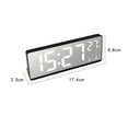 thumbnail image 4 of EastVita 6.9 Inches Electronic Alarm Clock 5 Levels Brightness Adjustable Large Screen Student Desk Clock Table Clock, 4 of 8