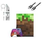 Pre-Owned Microsoft Xbox One S Minecraft Limited Edition 1TB Gaming Console + Cleaning kit BOLT AXTION Bundle (Refurbished: Like New)