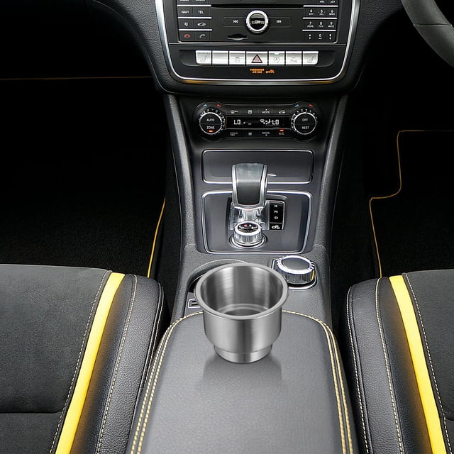 DEEPCRAFF 2Ud Soporte Para Vasos Y En Auto De Inoxidable Compatible Con La Mayoría De Autos