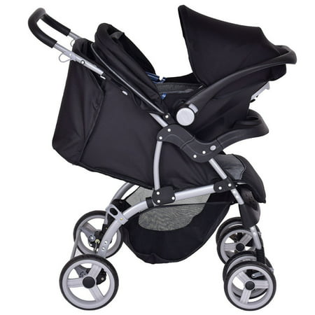 Gymax 3 in 1 Foldable Steel Travel System Baby Stroller (Best Special Needs Stroller)