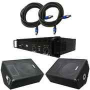 Fault Line Bundle 2 x 12 Inch Wedge Floor or Stage Monitors