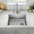 thumbnail image 3 of KRAUS Fairlane 25” Undermount Single Bowl 18-Gauge Stainless Steel Kitchen Sink, 3 of 7