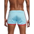 thumbnail image 1 of Innerwin Underpants Wide Waistband Mens Underwear Daily Stretch Breathable Boxer Briefs Light Blue M, 1 of 3