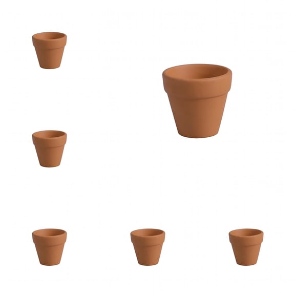 ACDANC 2 Inch Small Mini Terracotta Pots - 10 Pack Terra Cotta Succulents Flowerpot with Drainage,Clay Ceramic Pottery Planter for Indoor/Outdoor Plants,Crafts,Wedding Favor