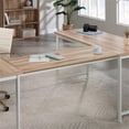 thumbnail image 3 of Sauder Bergen Circle Engineered Wood Desk Connector Bridge in Kiln Acacia/Brown, 3 of 7