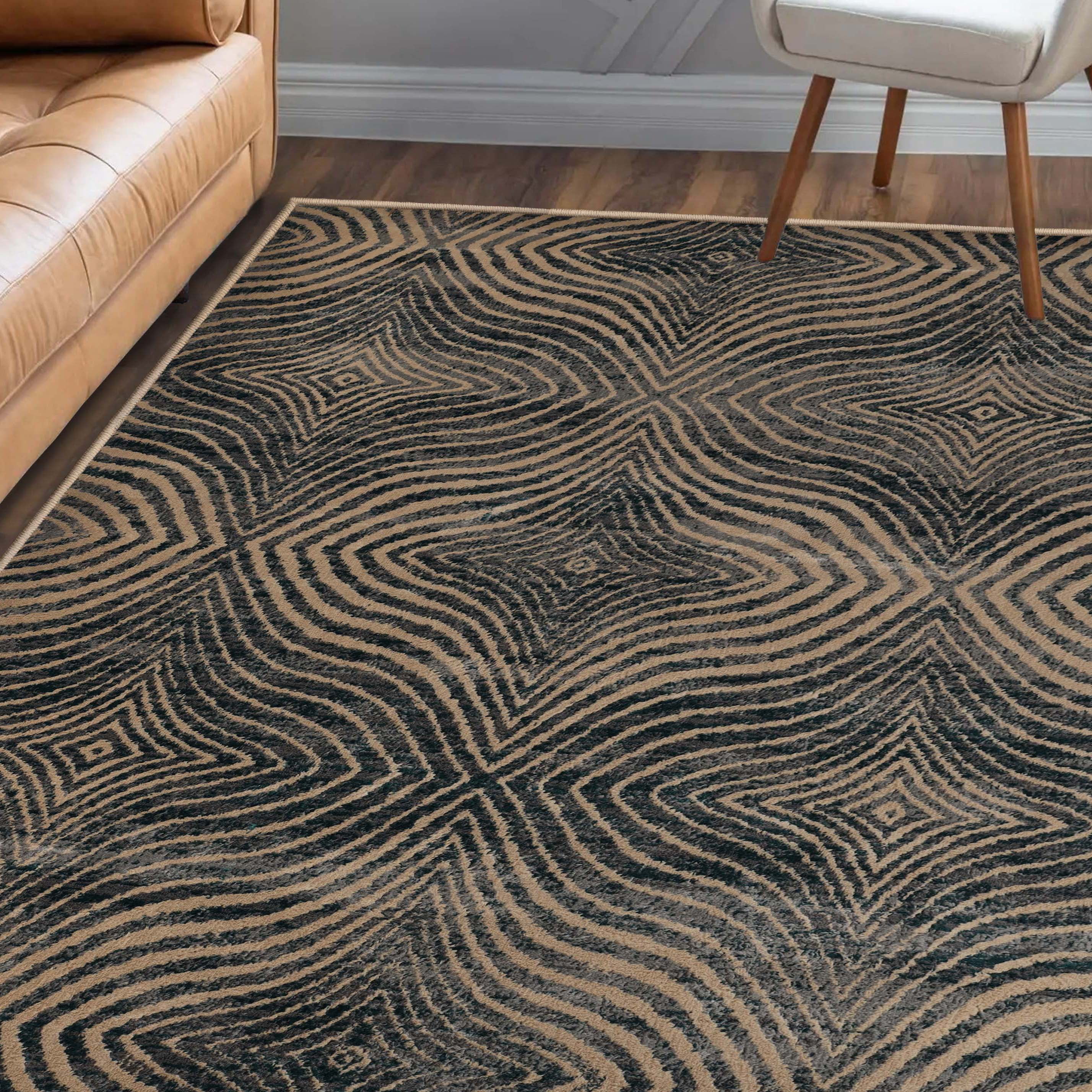 Superior Cullen Modern Abstract Indoor Area Rug, 5' x 8'