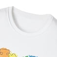 thumbnail image 3 of Rainbow Heart Puzzle Autism Awarness Graphic Tshirt, 3 of 7