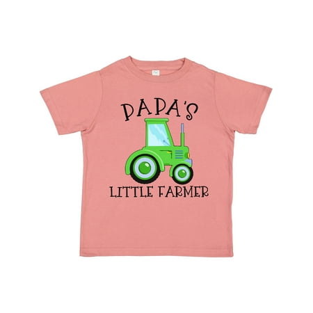 

Inktastic Papa s Little Farmer- Green Tractor Gift Toddler Boy or Toddler Girl T-Shirt