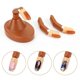 thumbnail image 4 of ZHAOCHENG Dedos de práctica Mystery Nail Art para uñas acrílicas con base desmontable y 100 uñas, kits de 3 dedos falsos ajustables para entrenamiento en arte de uñas a mano, 4 of 5