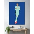 thumbnail image 2 of Cole Palmer Chelsea Cold Celebration Poster Wall Art, Modern Wall Decor, 24x36 UNFRAMED, 2 of 3