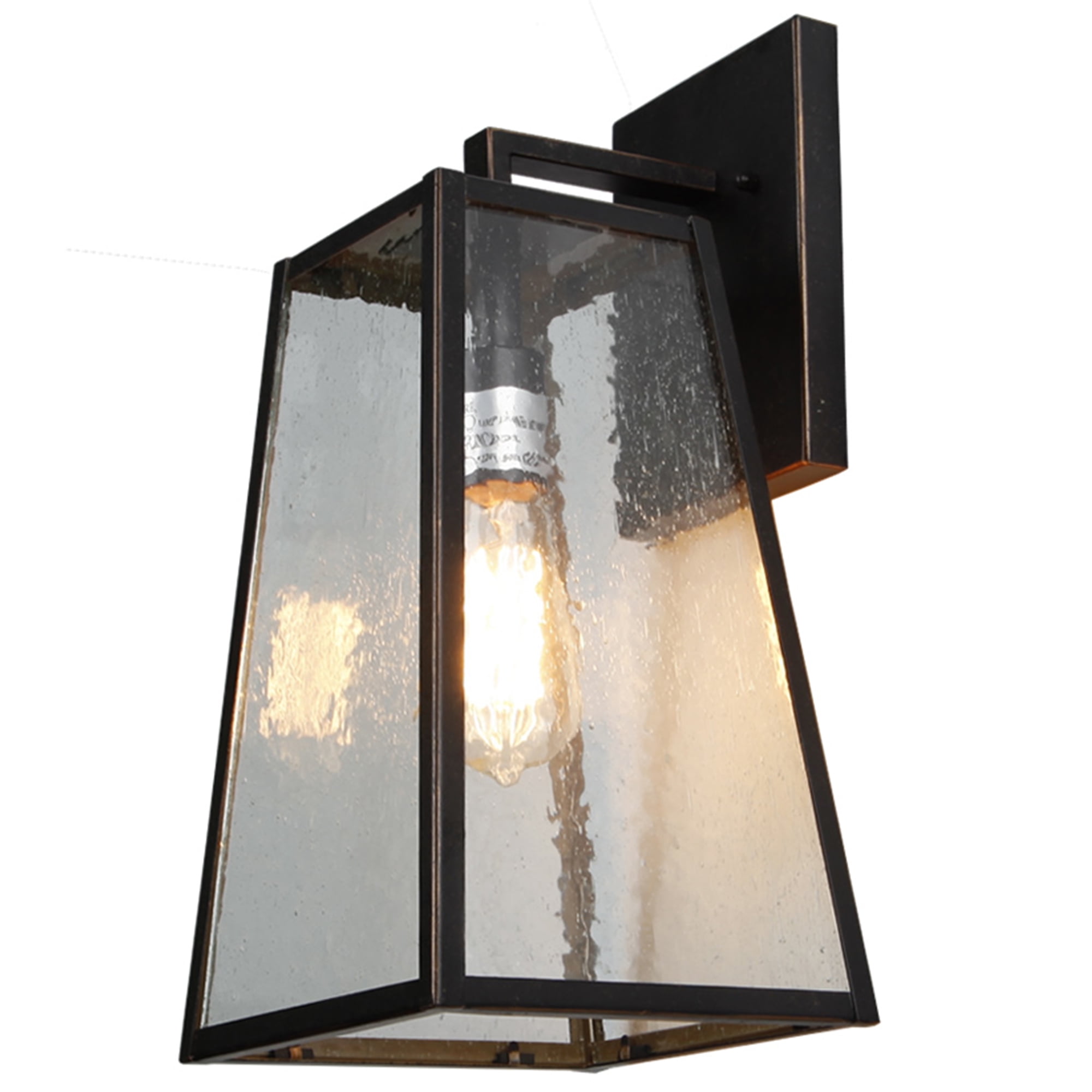 1 Light Outdoor Wall Mounted Lighting In Oil Rubbed Bronze Finish