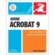 Angle View: Adobe Acrobat 9 for Windows and Macintosh: Visual Quickstart Guide [Paperback - Used]