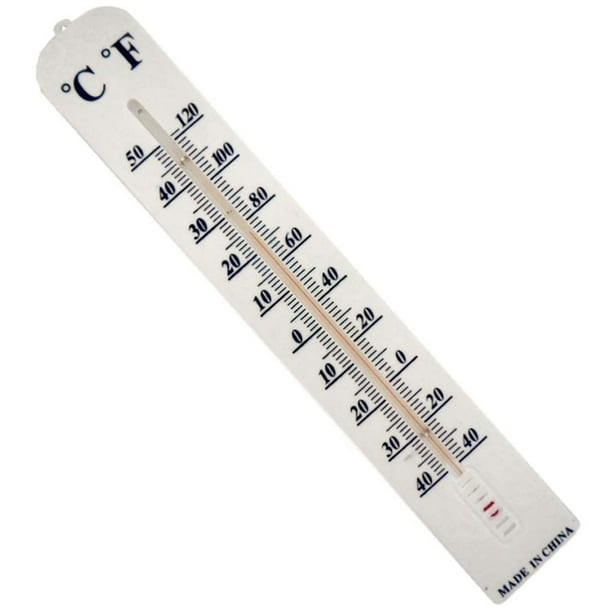 151/2 Inch Plastic Indoor/Outdoor Fahrenheit/Celsius Wall Thermometer