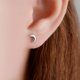 thumbnail image 4 of Pendientes de moda con estrella y luna, joyería para niñas y mujeres, pendientes exquisitos y brillantes, 4 of 5