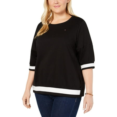 Tommy Hilfiger Womens Plus Pullover Top