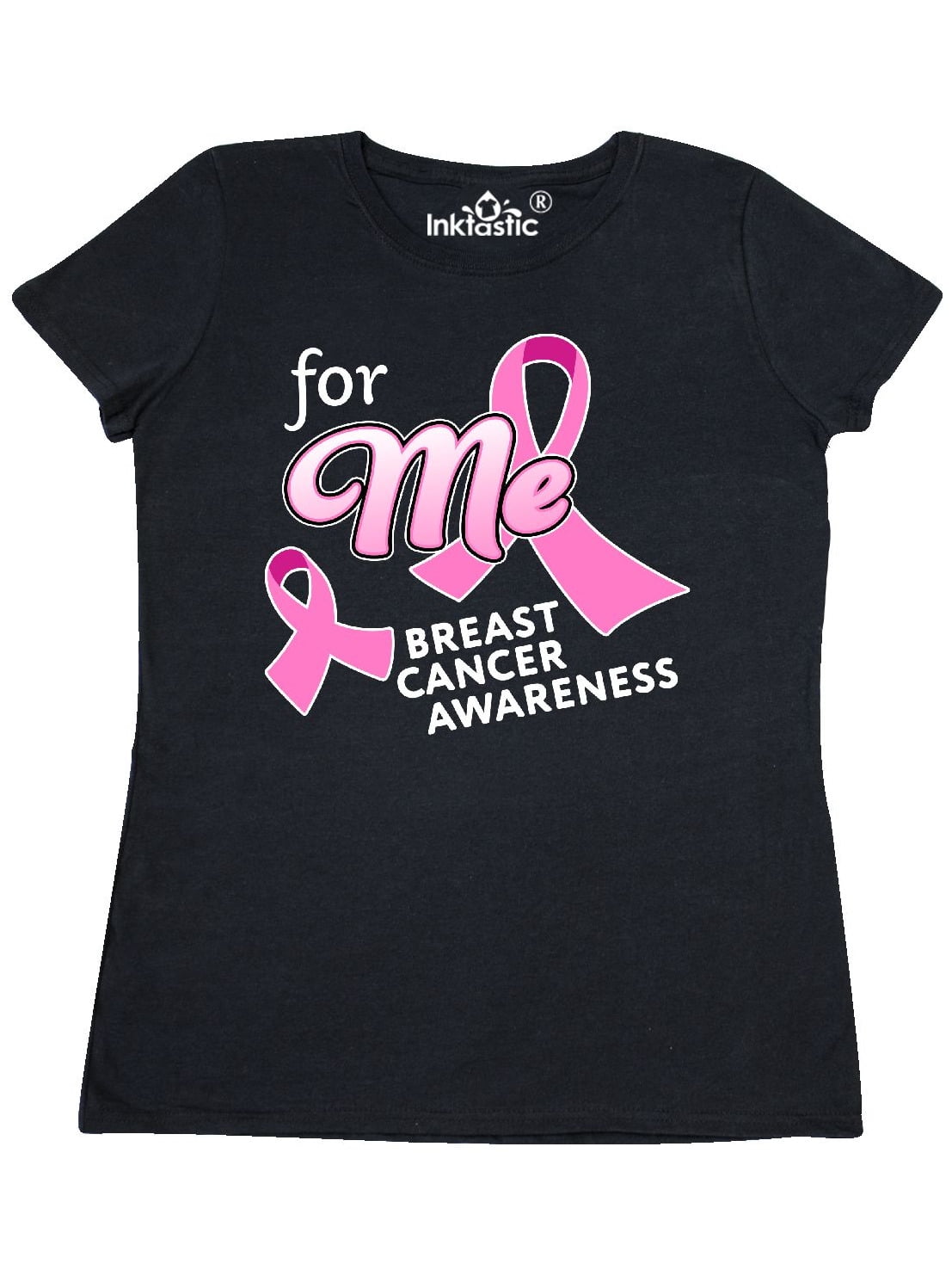 INKtastic - Inktastic For Me - Breast Cancer Awareness Adult Women's T-Shirt Female - Walmart 