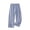 Blue, variant on Ruimatai Women's Elastic Waist Floral Embroidered Wide Leg Casual Pants with Pockets for Loungewear Daily Wear