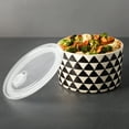 thumbnail image 6 of Thyme & Table 4-Piece Ceramic Baking Dish & Lid Set - Medallion, 6 of 9