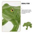thumbnail image 3 of Greenadscape Aquarium Frog Accessories 1 Set Detailed Craftsmanship Plastic Green Pond Animal Collectible, 3 of 8