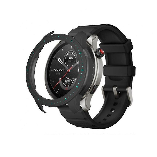 Protective Shell Frame For Amazfit Gtr 4 Silicone Smartwatch Protective Shell Frame Monochrome Bicolor Bumper Protective Bumper