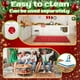 thumbnail image 4 of Juego de alfombras Duraaamo Christmas Door, 40 x 70 cm, alfombra a cuadros, 60 x 90 cm, 4 of 6