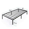 thumbnail image 4 of Best Price -Mattress 14 Inch Metal Platform Bed, Heavy Duty Steel Slats, No Box Spring Needed, Easy Assembly, Black, Twin XL, 4 of 5