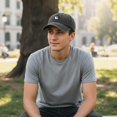 thumbnail image 6 of Byfri Bagua Yin-Yang Embroidered Vintage Baseball Cap Washed Cotton Dad Hat Black 56-58cm, 6 of 7