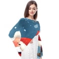 thumbnail image 4 of Santa Claus Elegant Translucent Chiffon Silk Scarf for Women | Light & Breathable 180*73 Size Headscarf, 4 of 6