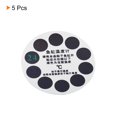 thumbnail image 3 of Uxcell Temperature Strips Self Adhesive Round Digital Temperature Display Sticker 18 to 36C 5 Pack, 3 of 7