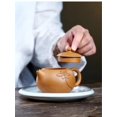 thumbnail image 4 of Chinese Yixing Purple Clay Teapots Ball Hole Filter Beauty Kettle Zisha Tea Set Handmade Section Mud Xishi Tea Pot, 4 of 8