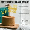thumbnail image 5 of 1 Set Easter Paper Topper Rabbit Cake Picks Dessert Cake Inserted Picks, 5 of 6