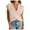 Khaki, variant on Women Summer Tops Summer Sweaters For Women V Neck Cap Sleeve Tops Sleeveless Spring Clothes Cut Out for Bra Camisoles Copper Top Bohemian Camisole Juniors Clothes Teen Girls Boy Girl Black S