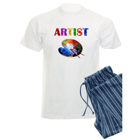 

CafePress - Artist Pajamas - Men s Light Pajamas