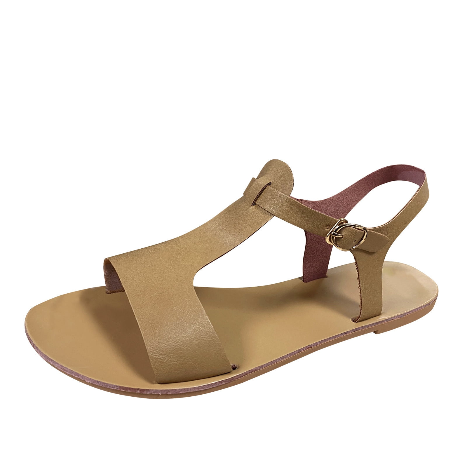 Adviicd Womens Shoes Size 12 Wide Width Flats Shoes Ladies Solid Buckle 
