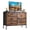 5Brown, variant on Simenmax 5 Dresser for Bedroom, 5 Storage Drawers, Wide Fabric Closet Chests Organizer Tower Furniture with Wooden Top Metal Frame for Clothes, Room, Living Room, Hallway, Entryway, Black