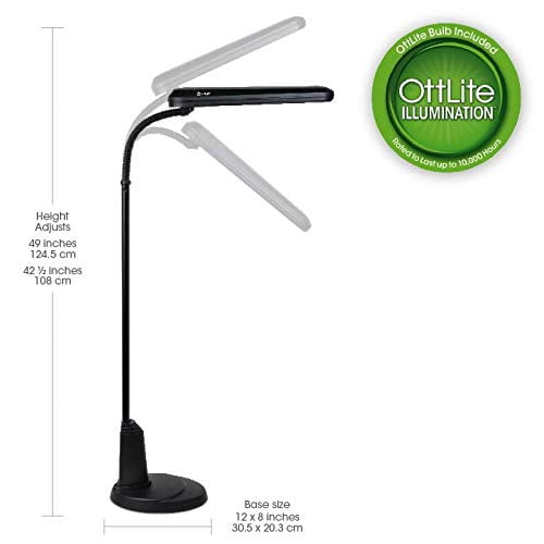 Ottlite 24 watt floor lamp outlet