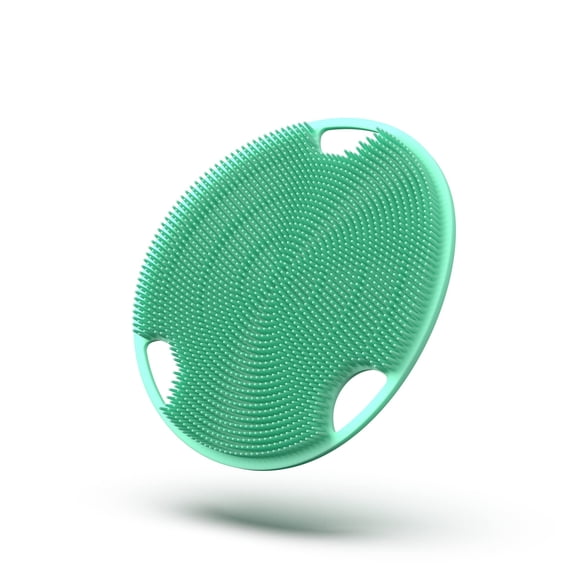Body Scrubber Boie USA Flat Soft Silicona Exfoliante Menta