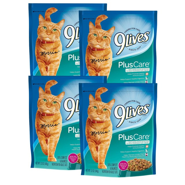 9 Lives Plus Care with Tuna & Egg Flavor Dry Cat Food with Vitamin E
