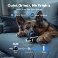 thumbnail image 2 of Molinillo de uñas FuzzyFix Quiet con luz LED para perros grandes, 2 of 7