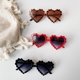 thumbnail image 3 of Gafas de sol BULINGNA Kids para niños pequeños en forma de corazón, antiUV 1-8T, 3 of 5