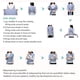 thumbnail image 4 of Fular portabebés Fular portabebés transpirable Fular portabebés unisex Portabebés koala para recién nacidos hasta 20 kg Fácil de llevar Adepaton Cangureras y Rebozos, 4 of 8
