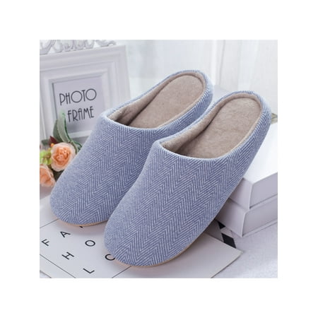 

Colisha Women s House Slippers Indoor Memory Foam Cotton-Blend Knitted Autumn Winter Anti-Slip