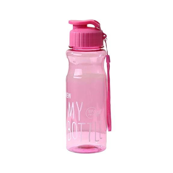 Clear Plastic Water Bottle, Plastic Water Bottle, Water Bottle Plastic, Sports Water Bottles, Clear Water Bottles, Water Containers, Sports & Outdoor, Pink, 1 Pc