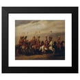 thumbnail image 2 of Piotr von Michalowski 24x20 Black Modern Framed Museum Art Print Titled - Red Ulanen, 2 of 5