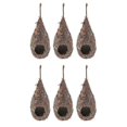 thumbnail image 1 of 6 Pack Bird House, Hanging Birdhouse Bird Nest Fiber Hand-Woven Roosting, 1 of 5